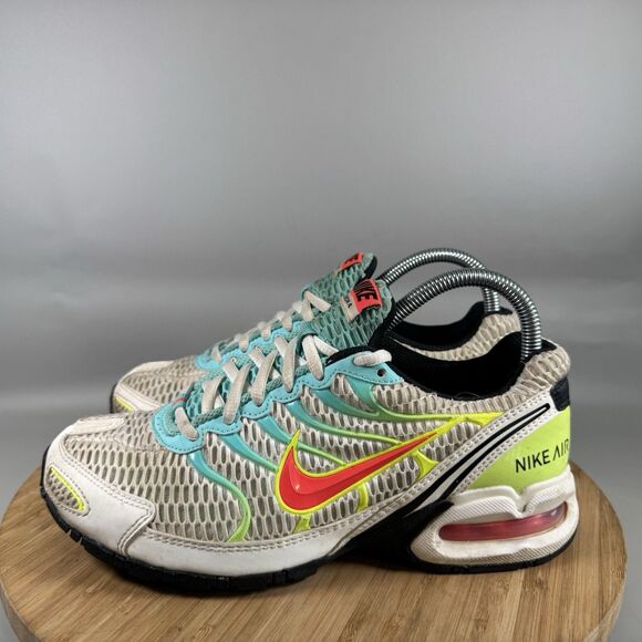 Nike Air Max Torch 4‎ Women's Size 7.5 White Neon Shoes Sneakers CW5607-100 - Picture 3 of 8